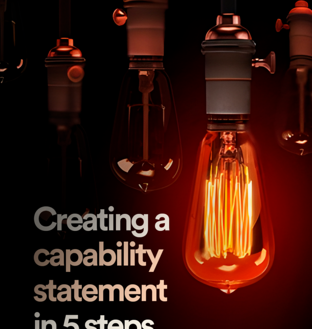 Create a capability statement in 5 steps