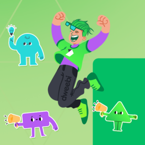 The Dweebies - our mascots for unlimited graphic design