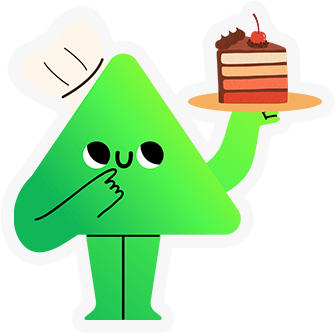 A Dweebies character holding cake A Dweebies character holding cake