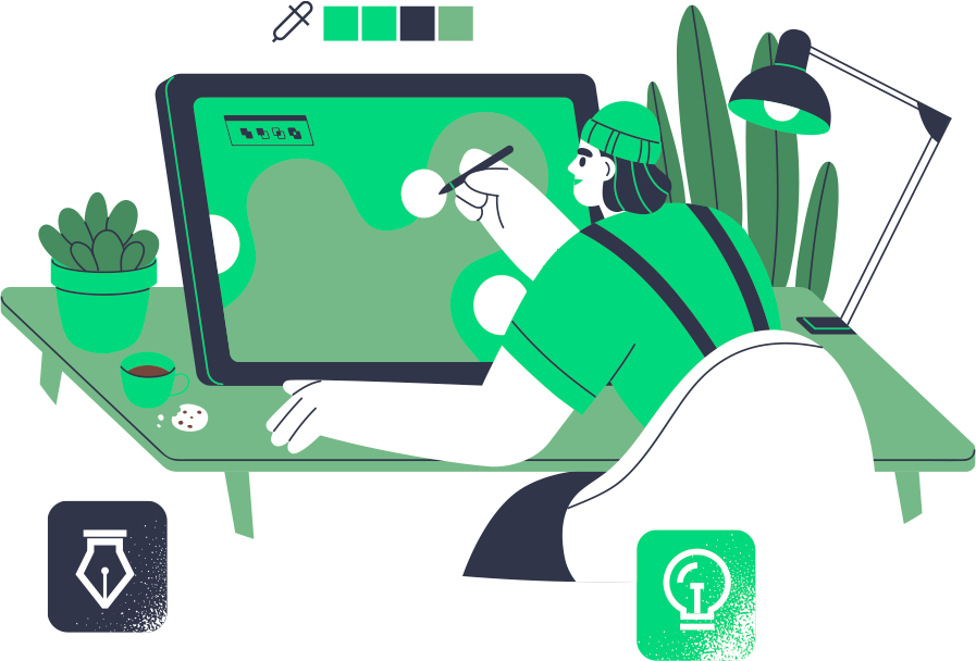 Illustration Design by Dweebi Illustration Design by Dweebi