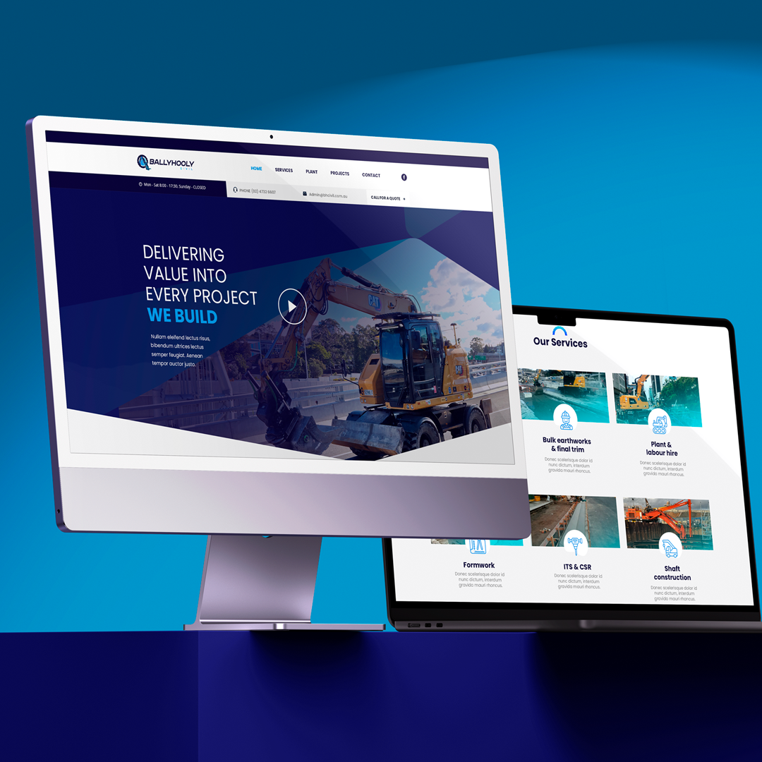 Ballyhooley Civil Website Design