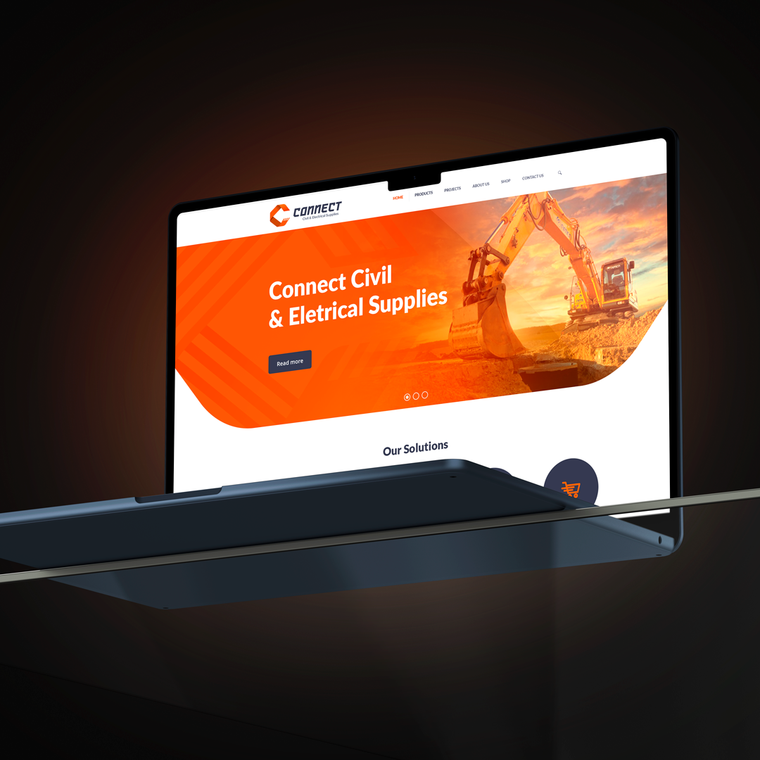 Connect Civil & Electrical Supplies Website Design